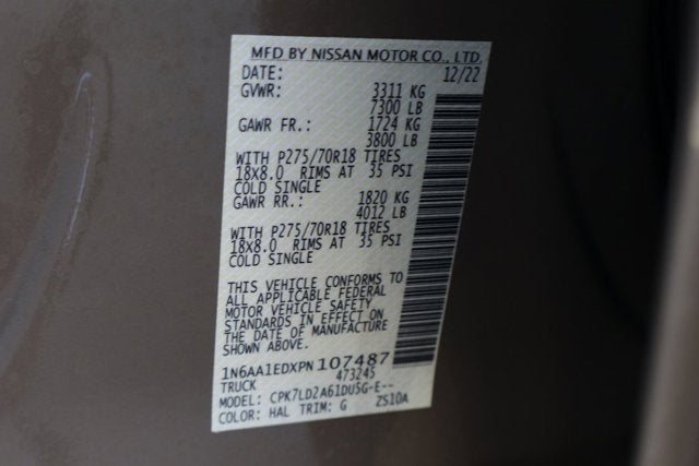 2023 Nissan Titan PRO-4X