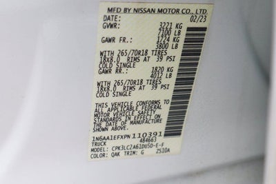 2023 Nissan Titan SV