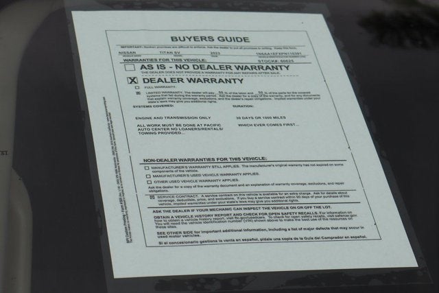 2023 Nissan Titan SV