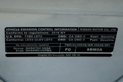 2016 Nissan Frontier S