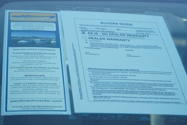 2016 Nissan Frontier S