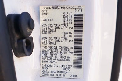 2018 Nissan Frontier S