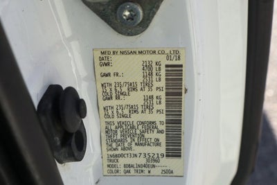 2018 Nissan Frontier S