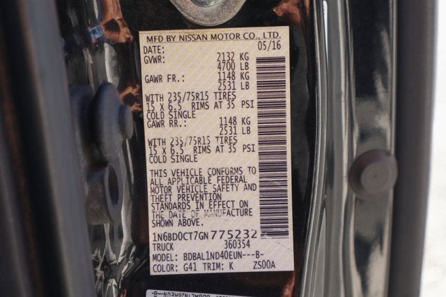 2016 Nissan Frontier S