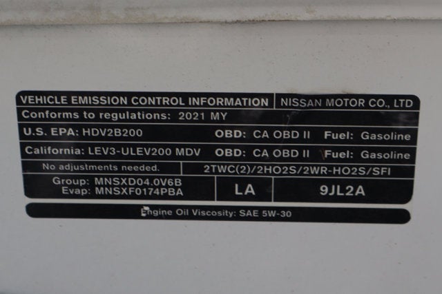 2021 Nissan NV2500 HD SV