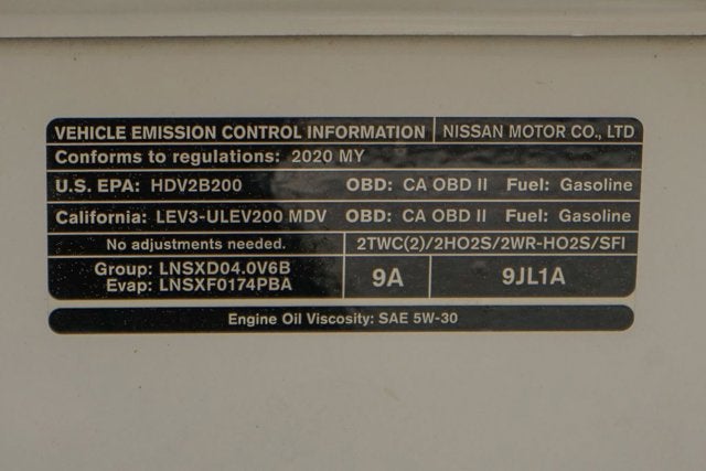 2020 Nissan NV2500 HD SV