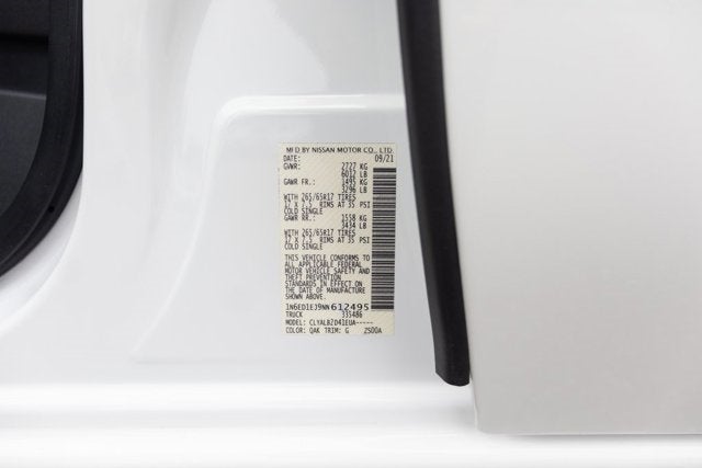 2022 Nissan Frontier SV