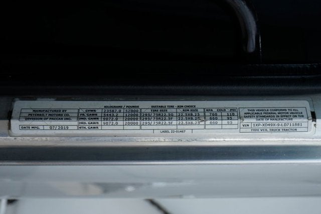 2020 Peterbilt 389 Conventional Base