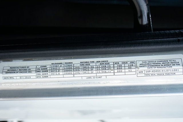 2020 Peterbilt 389 Conventional Base