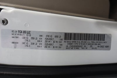 2019 Dodge Grand Caravan SE