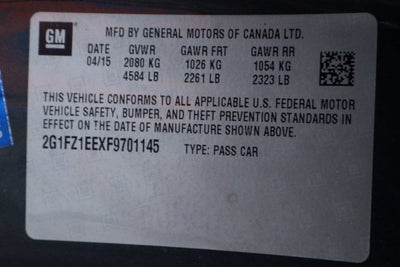 2015 Chevrolet Camaro Z/28