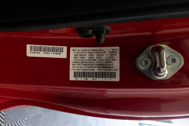 2017 Honda Civic Coupe Si