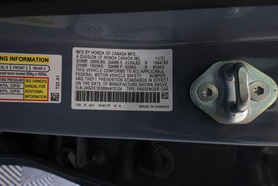 2022 Honda Civic Si Si