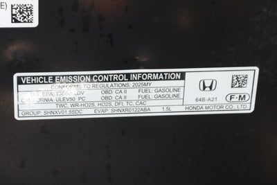 2025 Honda Civic Si Manual