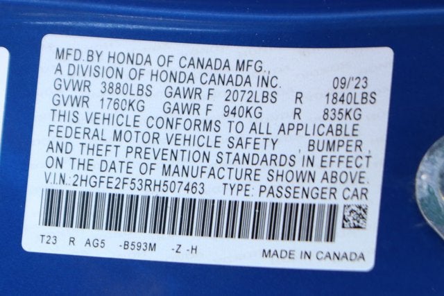2024 Honda Civic Sport