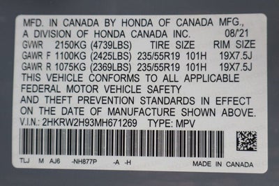 2021 Honda CR-V Touring