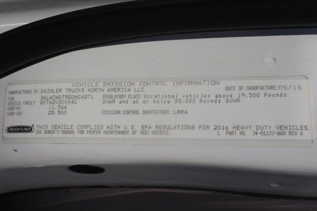 2016 Freightliner M2 106 Medium Duty