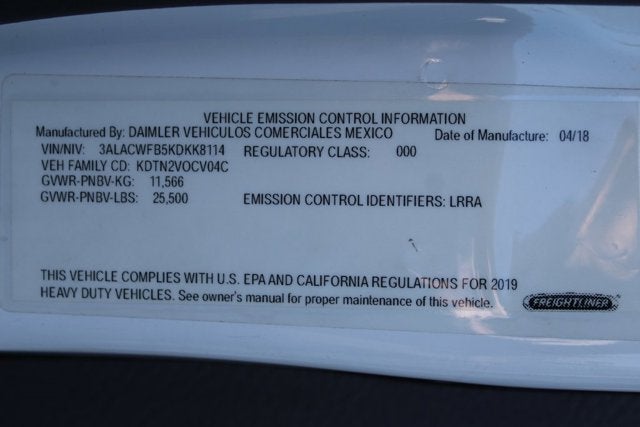 2019 Freightliner M2 106