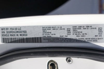 2021 RAM 3500 Big Horn