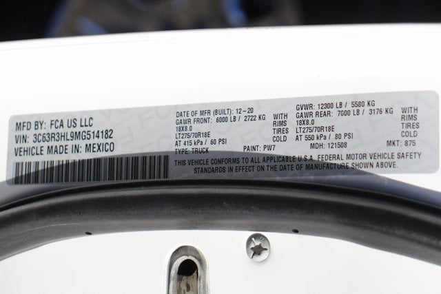 2021 RAM 3500 Big Horn