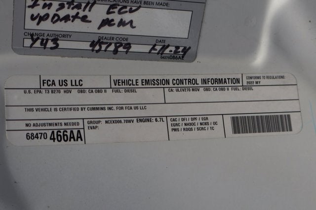 2022 RAM 3500 Big Horn