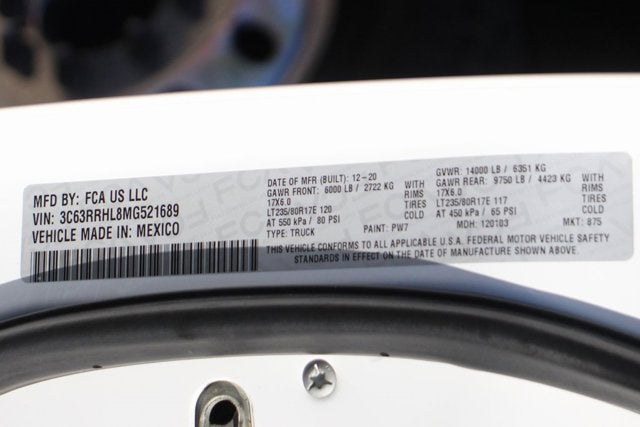 2021 RAM 3500 Big Horn