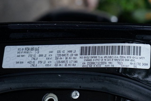 2018 RAM 3500 Laramie Longhorn