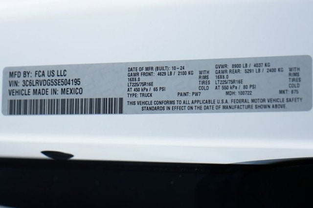 2025 RAM ProMaster 2500 High Roof