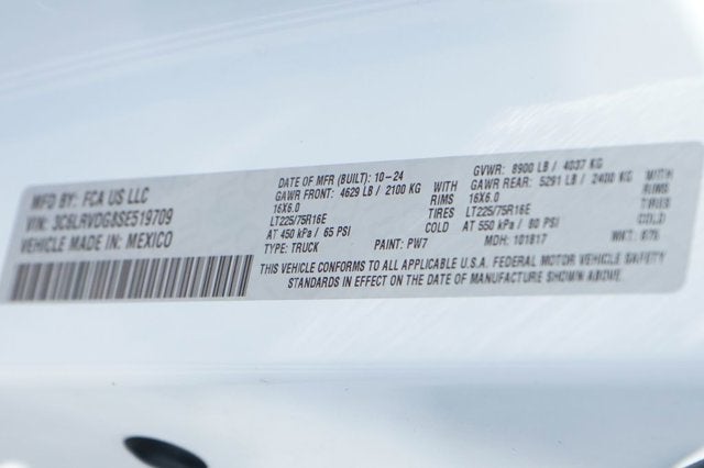 2025 RAM ProMaster 2500 High Roof
