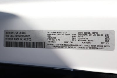2025 RAM ProMaster 2500 Base