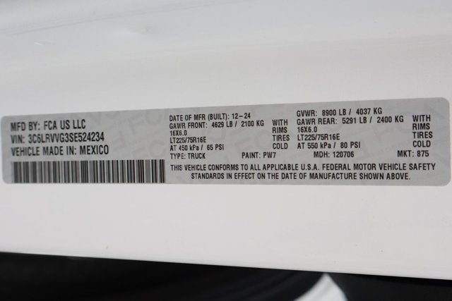 2025 RAM ProMaster 2500 Base