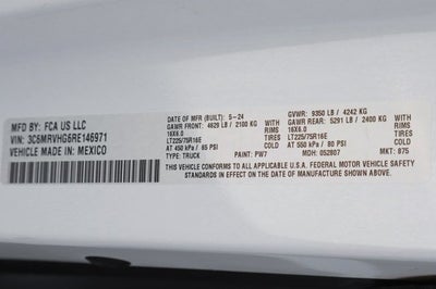 2024 RAM ProMaster 3500 High Roof