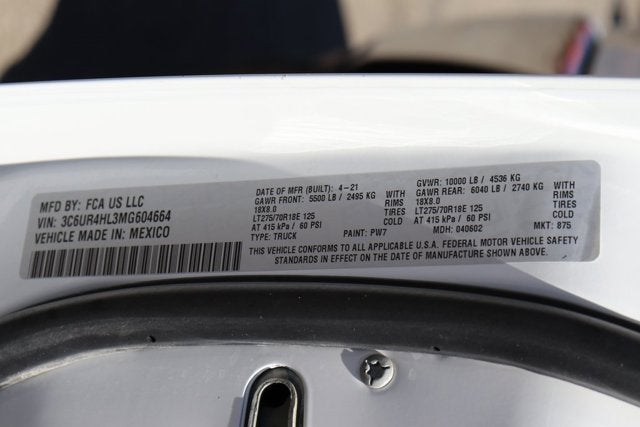 2021 RAM 2500 Tradesman