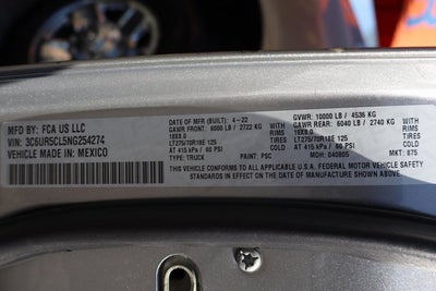 2022 RAM 2500 Tradesman