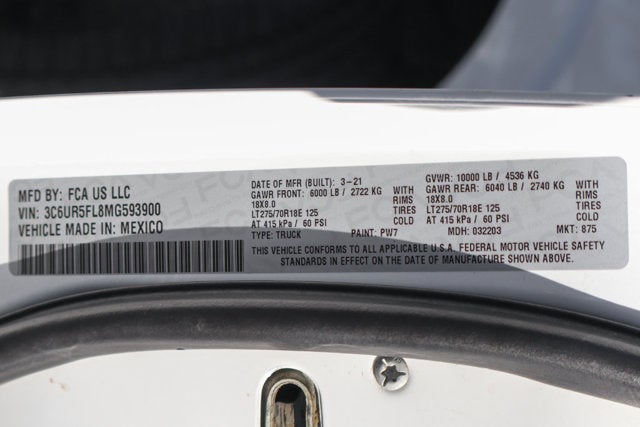 2021 RAM 2500 Laramie
