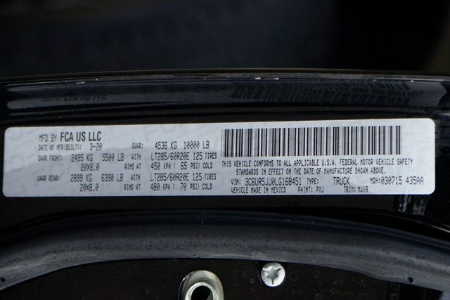 2020 RAM 2500 Lone Star Silver