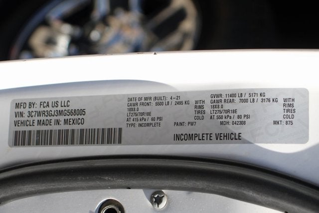 2021 RAM 3500 Tradesman