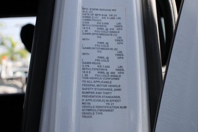 2021 RAM 3500 Tradesman