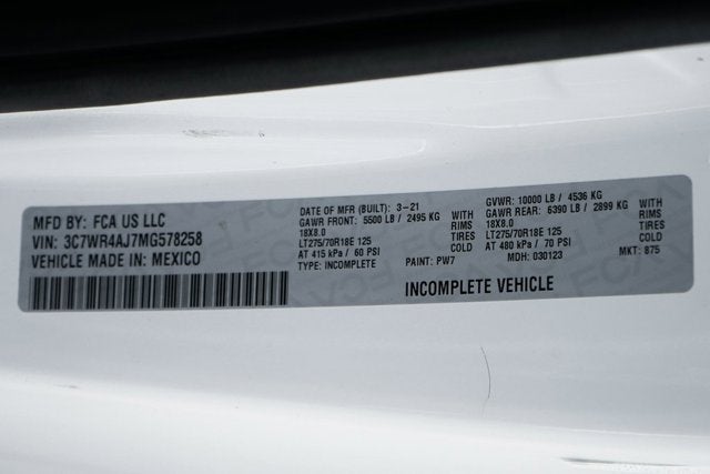 2021 RAM 2500 Tradesman