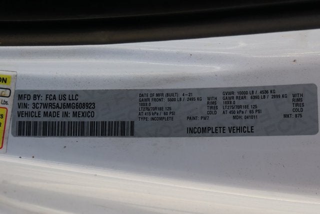 2021 RAM 2500 Tradesman