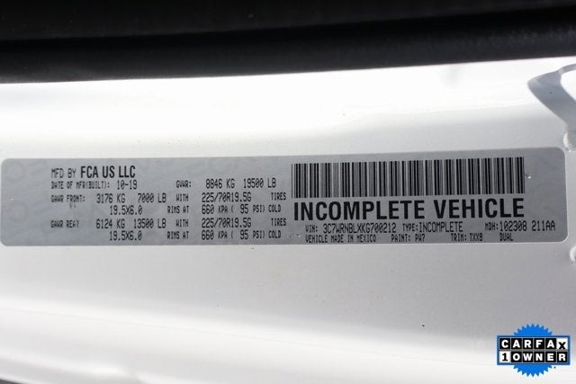 2019 RAM 5500HD Tradesman