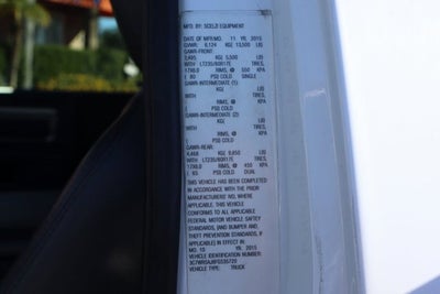 2015 RAM 3500 Tradesman