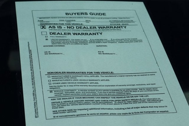 2015 RAM 3500 Tradesman