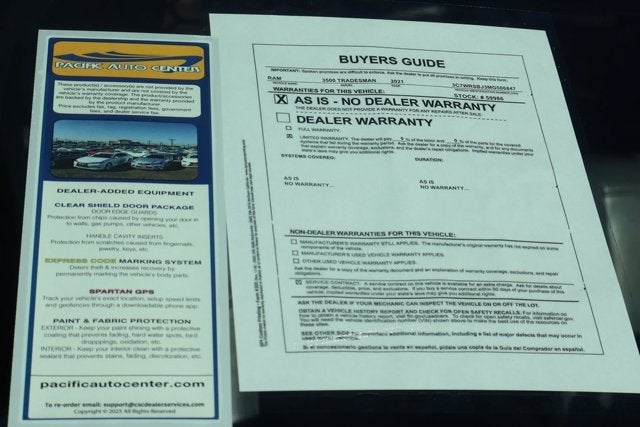 2021 RAM 3500 Tradesman