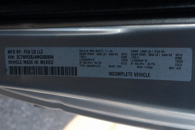 2021 RAM 3500 Tradesman