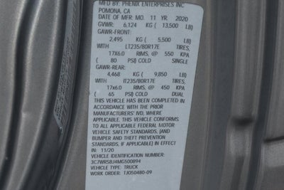 2021 RAM 3500 Tradesman