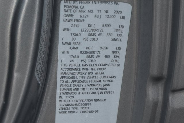 2021 RAM 3500 Tradesman