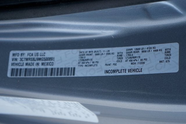 2021 RAM 3500 Tradesman