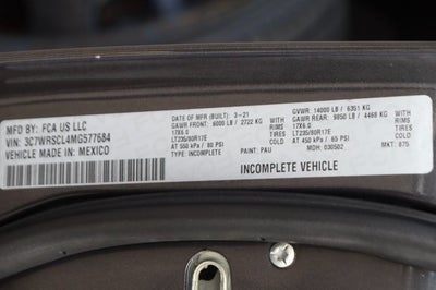 2021 RAM 3500 Tradesman