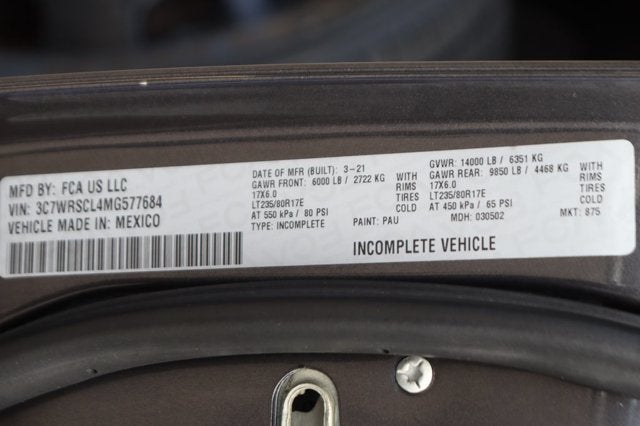 2021 RAM 3500 Tradesman